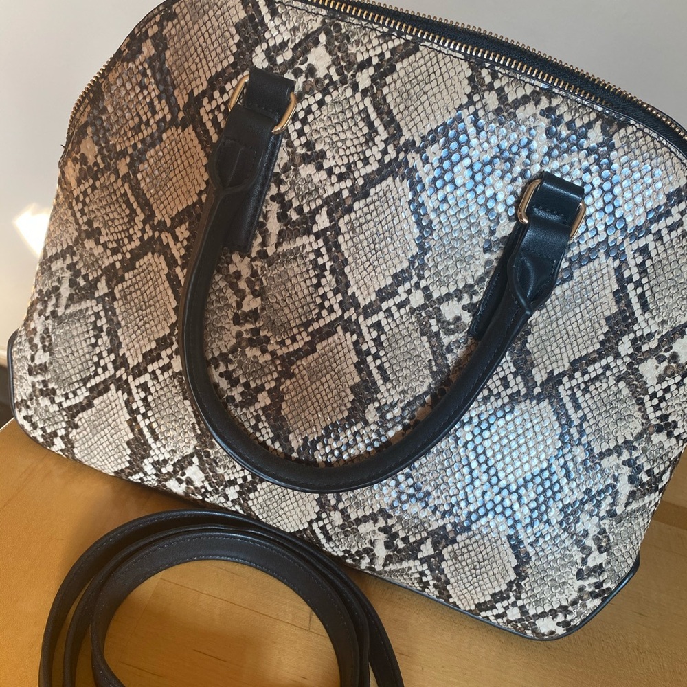 Snake skin purse
